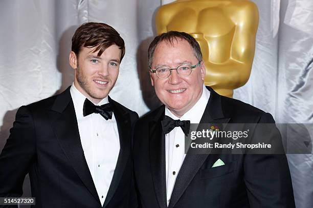 Director Bennett Lasseter and chief creative officer of Pixar Animation Studios, Walt Disney Animation Studios, and DisneyToon Studios John Lasseter...