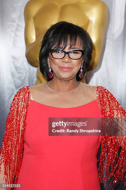 President of the Academy of Motion Picture Arts and Sciences Cheryl Boone Isaacs attends the 88th Annual Academy Awards at Hollywood & Highland...