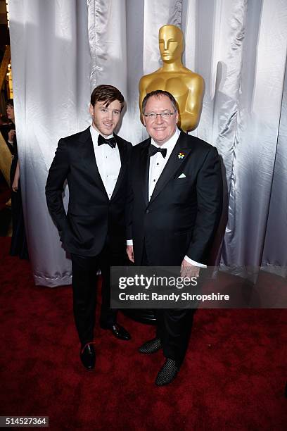 Director Bennett Lasseter and chief creative officer of Pixar Animation Studios, Walt Disney Animation Studios, and DisneyToon Studios John Lasseter...