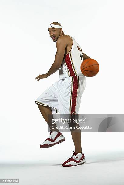 Drew Gooden of the Cleveland Cavaliers poses for a portrait on Media Day at the Gund Arena in Cleveland, Ohio. NOTE TO USER: User expressly...