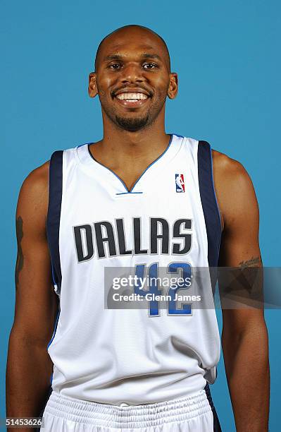 Jerry Stackhouse of the Dallas Mavericks poses for a portrait during NBA Media Day on October 4, 2004 in Dallas, Texas. NOTE TO USER: User expressly...