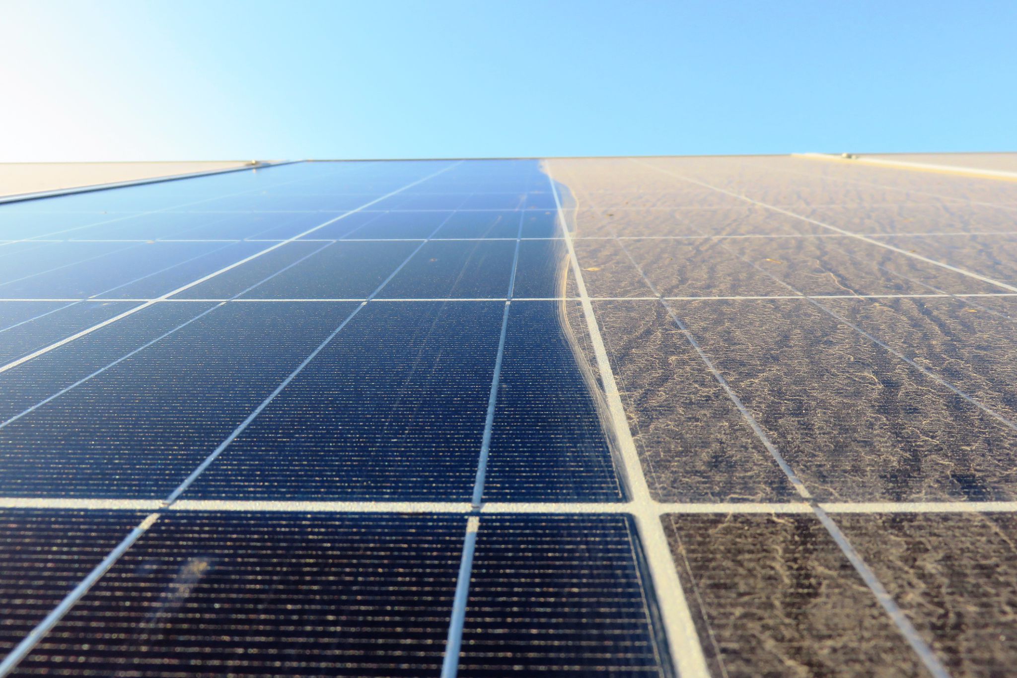 solar panel cleaning