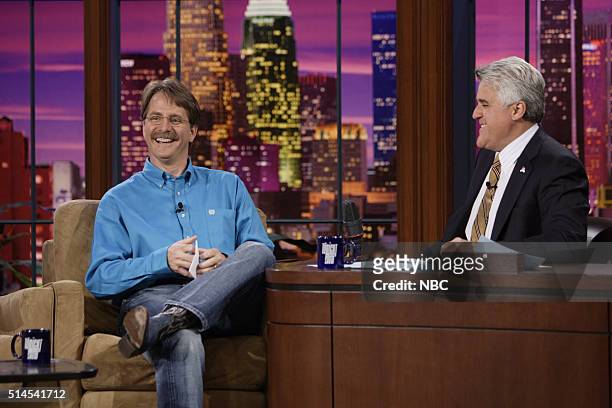 Episode 3334 -- Pictured: Comedian Jeff Foxworthy during an interview with host Jay Leno on March 27, 2007 --
