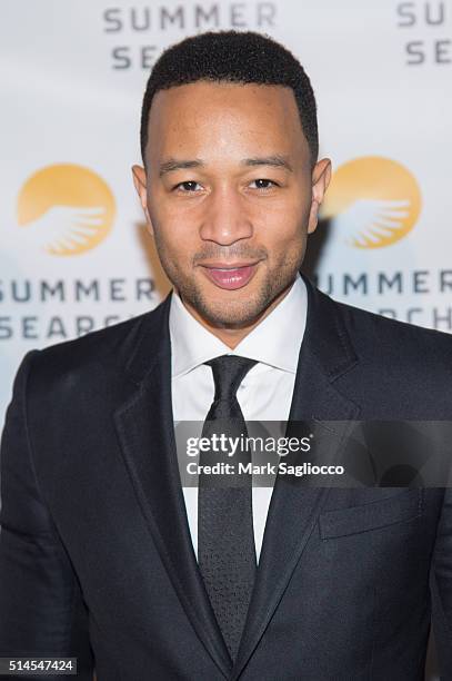 John Legend attends the Summer Search Honors Musician John Legend at NYC 2016 Leadership Gala at Cipriani 42nd Street on March 9, 2016 in New York...