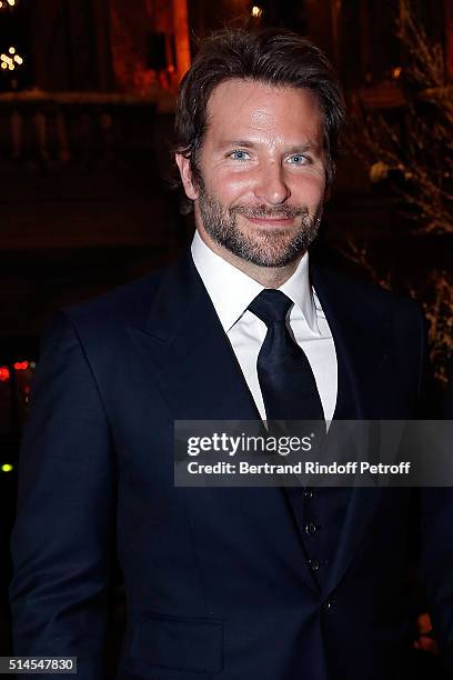 Bradley Cooper attends the Arop Charity Gala At the Opera Garnier under the auspices of Madam Maryvonne Pinault on March 9, 2016 in Paris, France.
