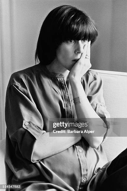 American journalist, screenwriter, novelist, producer, and director, Nora Ephron , Boston, USA, 5th May 1978.