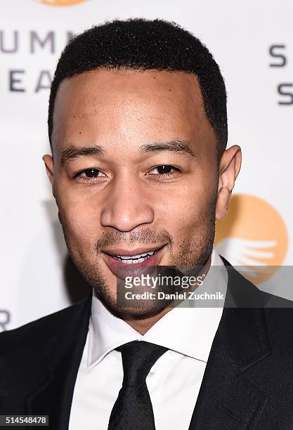 John Legend attends the 2016 Summer Search Leadership Gala at Cipriani 42nd Street on March 9, 2016 in New York City.
