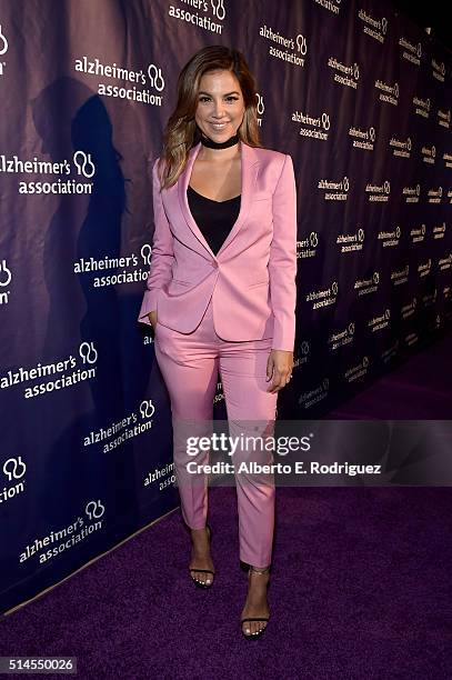 Personality Liz Hernandez attends the 24th and final "A Night at Sardi's" to benefit the Alzheimer's Association at The Beverly Hilton Hotel on March...