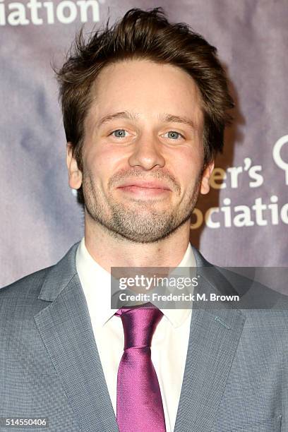 Actor Tyler Ritter attends the 24th and final "A Night at Sardi's" to benefit the Alzheimer's Association at The Beverly Hilton Hotel on March 9,...