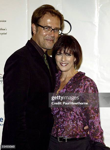 Actors Mark Pinter and Colleen Zenk Pinter attend the 10th Annual Daytime Television Salutes St. Jude Children's Research Hospital on October 8, 2004...