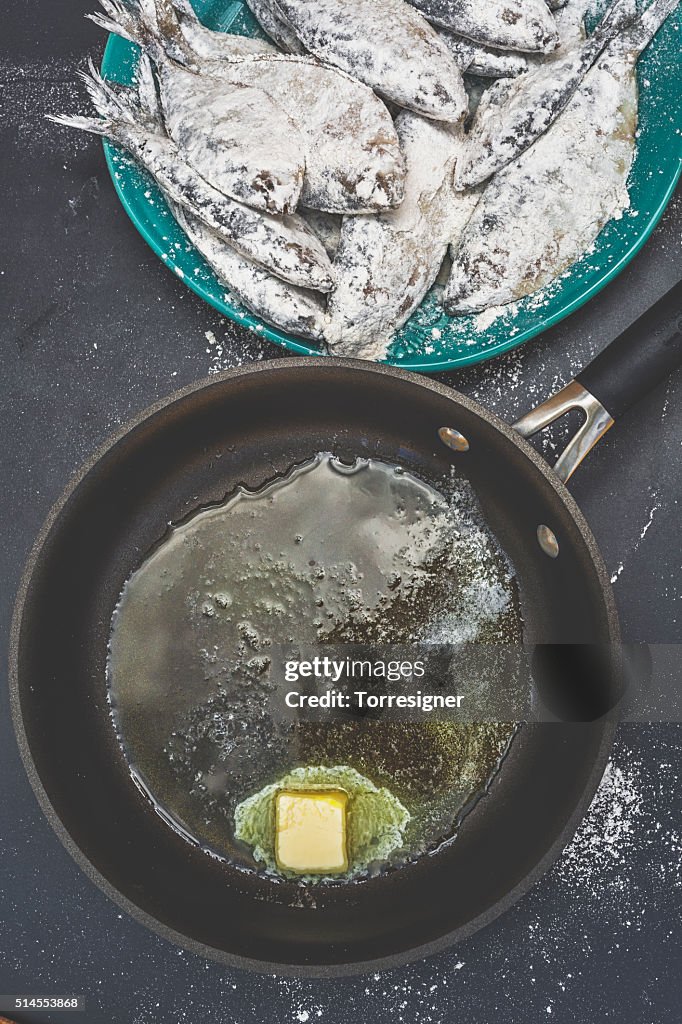 Frying Sardines