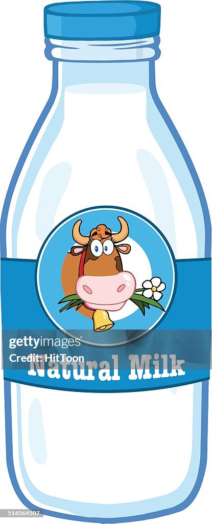 Cartoon Milk Bottle With Label And Text High-Res Vector Graphic - Getty Images Cartoon Milk Bottle With Label And Text High-Res Vector Graphic - Getty Images