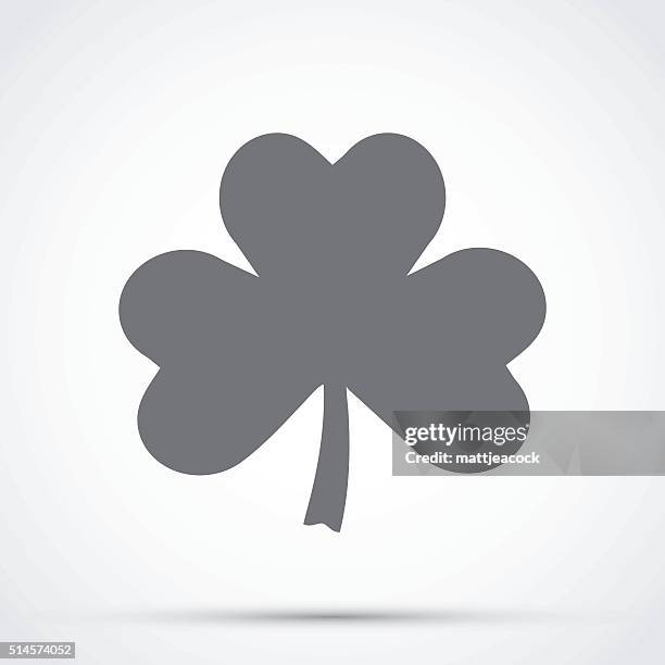 st patrick's day shamrock - clover stock illustrations