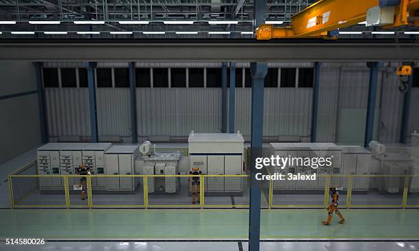 factory of future - electricity transformer stock pictures, royalty-free photos & images