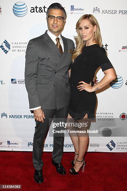 Actors Jaime Camil and Heidi Balvanera attend the California Fire Foundation 2016 Gala at Avalon Hollywood on March 9, 2016 in Los Angeles,...