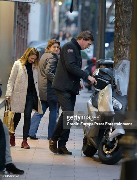 Beltran Gomez Acebo and Andrea Pascual are seen on January 26, 2016 in Madrid, Spain.