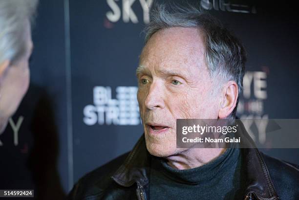 Dick Cavett attends the 'Eye In The Sky' New York premiere at AMC Loews Lincoln Square 13 theater on March 9, 2016 in New York City.