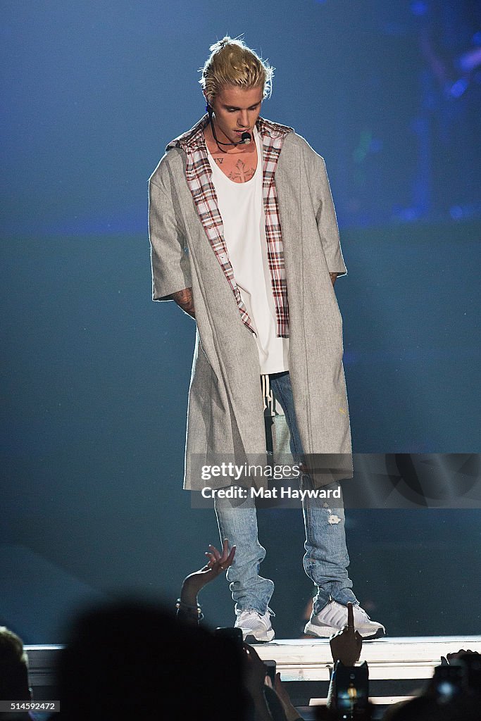 Justin Bieber Performs At KeyArena