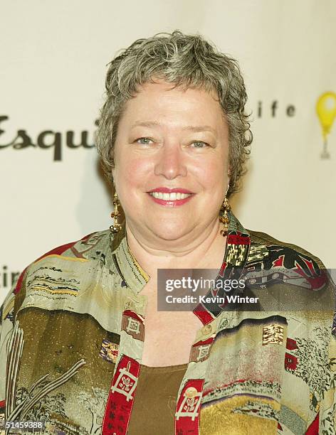 Actress Kathy Bates arrives at Penny Marshall's birthday party to benefit Life on Purpose Foundation and West Coast NBA Retired Players Organization...