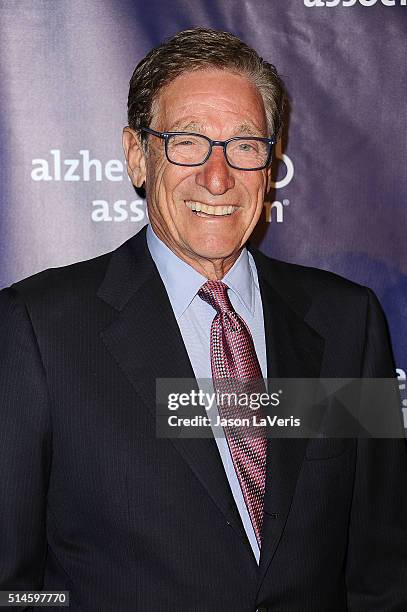 Maury Povich attends the 2016 Alzheimer's Association's "A Night At Sardi's" at The Beverly Hilton Hotel on March 9, 2016 in Beverly Hills,...