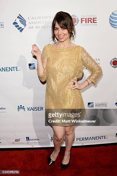 Actress Comedian Natasha Leggero arrives at the California Fire Foundation 2016 Gala at Avalon Hollywood on March 9, 2016 in Los Angeles, California.