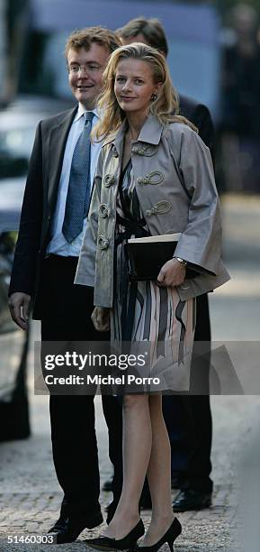 Dutch Prince Johan Friso and Princess Mabel attend the Royal Christening of Claus-Casimir Bernhard Marius Max Graaf of Oranje-Nassau, son of Prince...