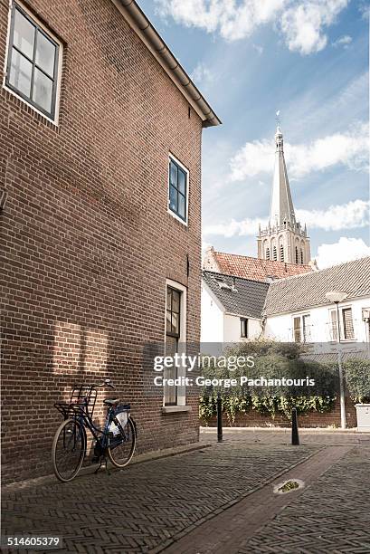 a very typical dutch townscape - gelderland stock pictures, royalty-free photos & images