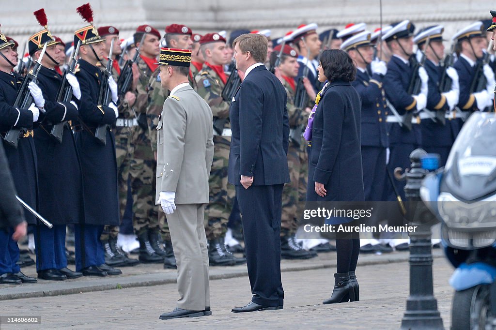 King Willem-Alexander of the Netherlands and Queen Maxima on Official Two days State Visit in Paris  : Day One