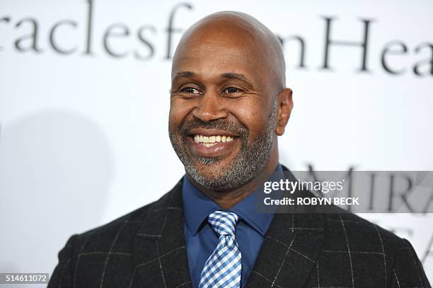 Derrick Williams attends the Los Angeles premiere of Miracles From Heaven, March 9 at the Arclight Cinema in Hollywood, California. / AFP / ROBYN BECK