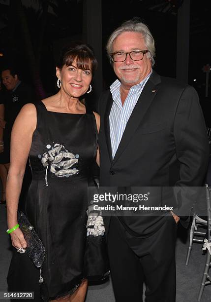 Madeleine Arison and Micky Arison attends Destination Fashion 2016 to benefit The Buoniconti Fund to Cure Paralysis, the fundraising arm of The Miami...