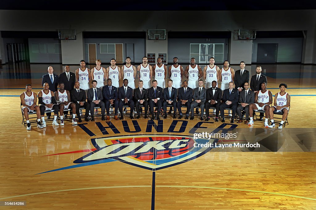 2017 Thunder Roster The Oklahoma City Thunder team, coaches and front office personnel ...