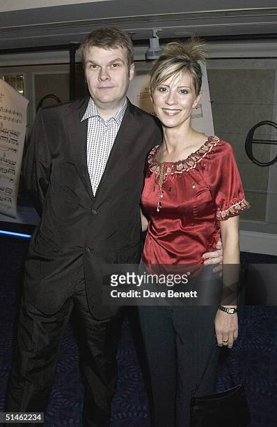 Rob Stringer and Julia Carling attend the Nordoff Robbins Music Therapy Charity Dinner at The Grosvenor House Hotel on November 5, 2002 in London.