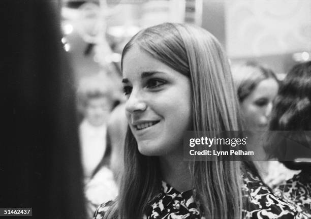 American tennis player Chris Evert talks with friends and fans at a 'welcome home' event at St. Thomas Aquinas High School, following her impressive...