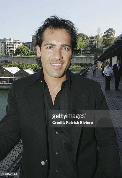 Actor Alex Dimitriades attends the Lexus IF Awards Nomination Launch at Doltone House on October 11, 2004 in Sydney, Australia.