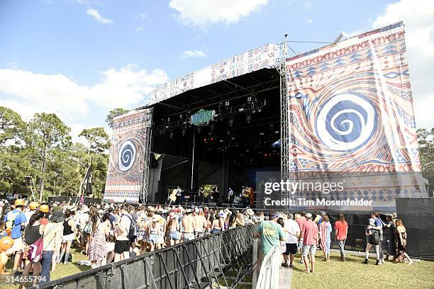 Atmosphere during the Okeechobee Music & Arts Festival on March 4, 2016 in Okeechobee, Florida.