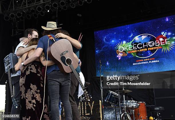 Mike MacDonald and Family and Friends perform during the Okeechobee Music & Arts Festival on March 4, 2016 in Okeechobee, Florida.