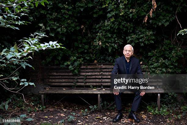 Broadcaster and journalist John Humphrys is photographed for the Sunday Times magazine on October 1, 2014 in London, England.