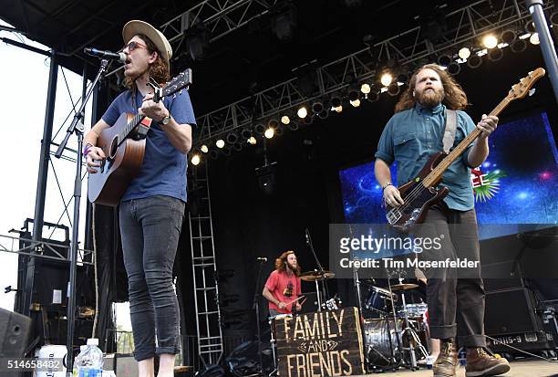 Mike MacDonald and Tuna Fortunaof Family and Friends perform during the Okeechobee Music & Arts Festival on March 4, 2016 in Okeechobee, Florida.