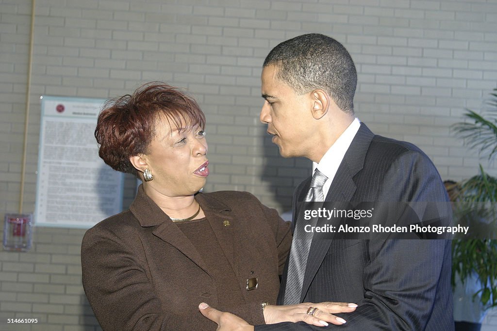 Senator Obama at Malcolm X College