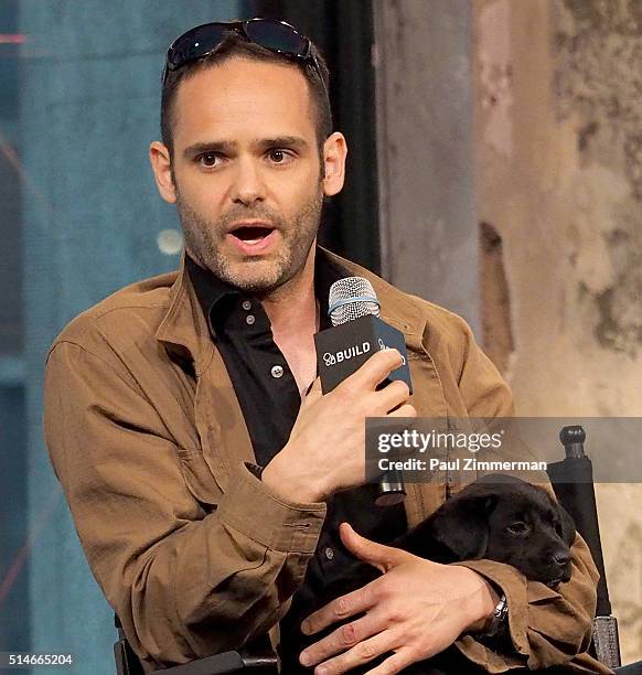 Dustin Feldman attends the AOL Build Speakers Series - Karissa Hadden and Dustin Feldman, "Animal Storm Squad" at AOL Studios In New York on March...