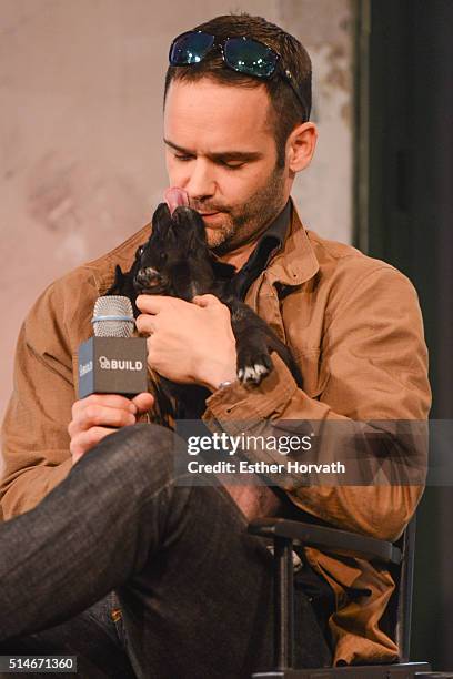 Dustin Feldman attends AOL Build Speakers Series - Karissa Hadden and Dustin Feldman, "Animal Storm Squad" at AOL Studios In New York on March 10,...