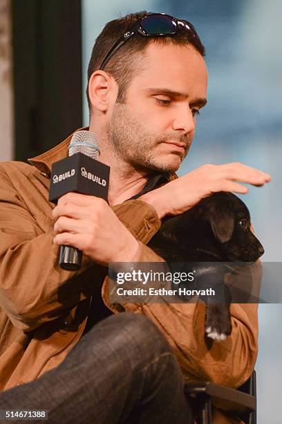 Dustin Feldman attends AOL Build Speakers Series - Karissa Hadden and Dustin Feldman, "Animal Storm Squad" at AOL Studios In New York on March 10,...