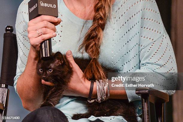 Karissa Hadden attends AOL Build Speakers Series - Karissa Hadden and Dustin Feldman, "Animal Storm Squad" at AOL Studios In New York on March 10,...