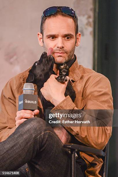 Dustin Feldman attends AOL Build Speakers Series - Karissa Hadden and Dustin Feldman, "Animal Storm Squad" at AOL Studios In New York on March 10,...