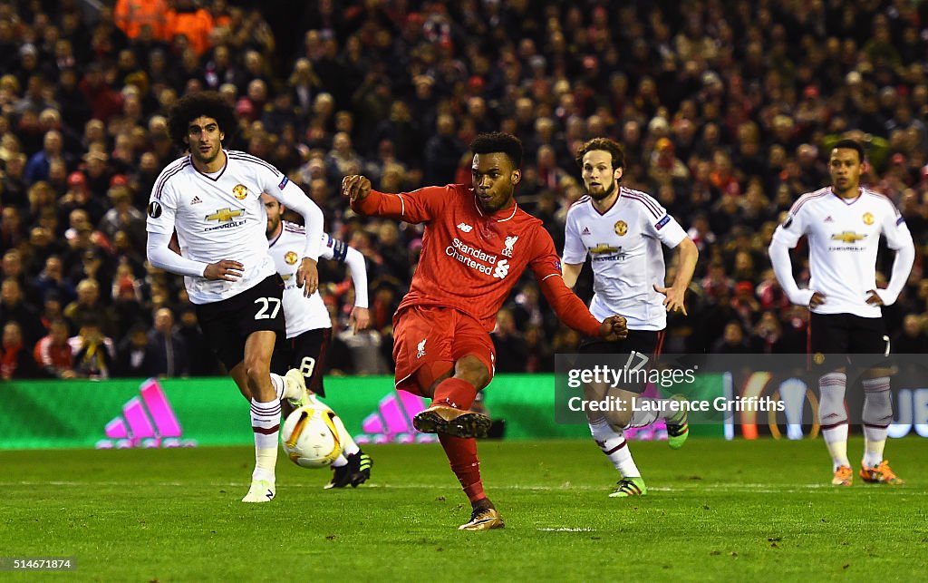 Liverpool v Manchester United - UEFA Europa League Round of 16: First Leg