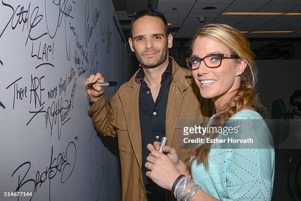 Dustin Feldman and Karissa Hadden attend the AOL Build Speakers Series to discuss "Animal Storm Squad" at AOL Studios In New York on March 10, 2016...