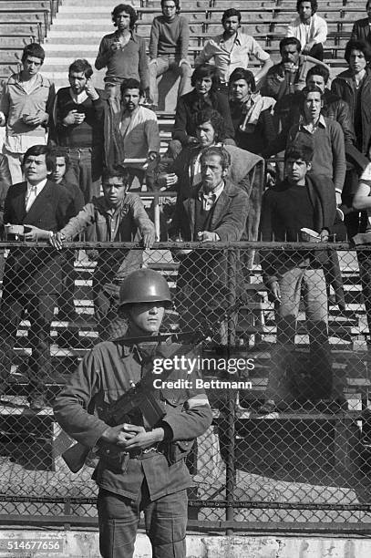 Santiago, Chile: The outlook is not so pleasant for some of the people detained in Santiago's National Stadium. Normally used for sports events, the...