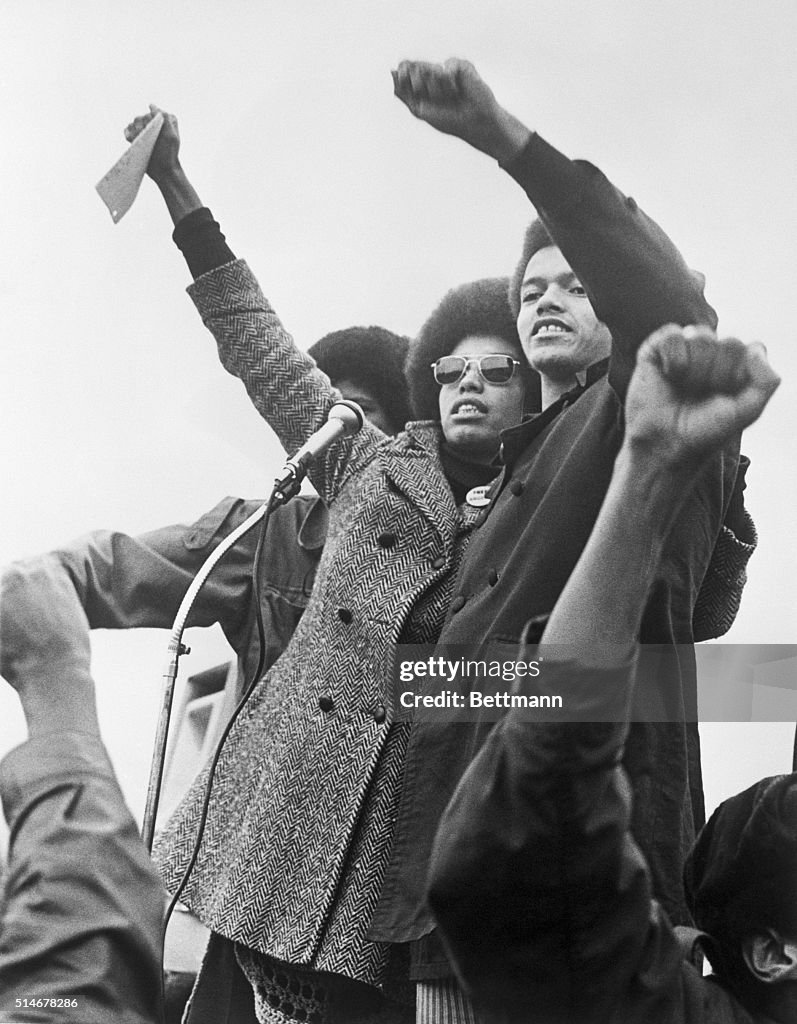 Activists Giving Black Power Salute