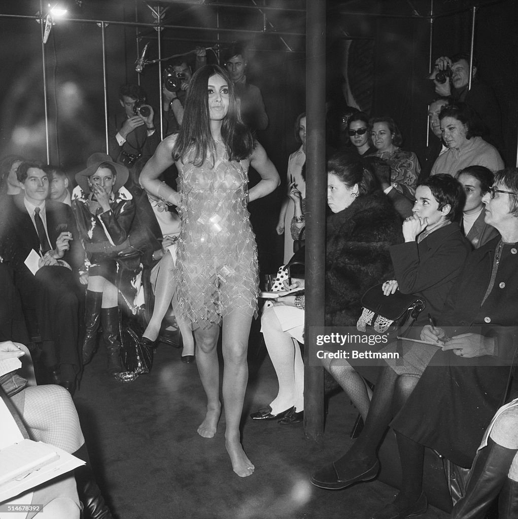 Plastic Dress Designed By Paco Rabanne