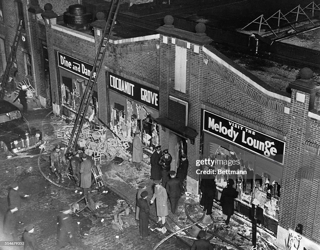 Aftermath of Cocoanut Grove Fire